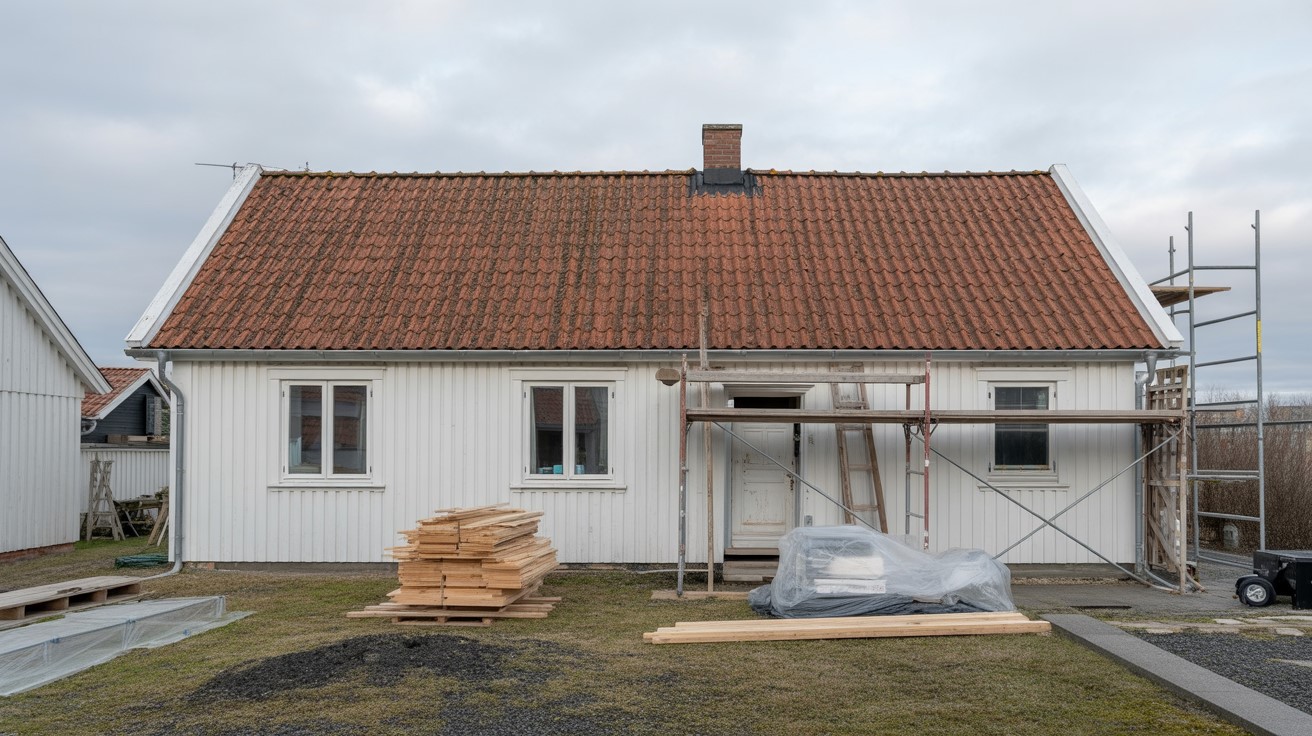 fasadrenovering putsa fasad