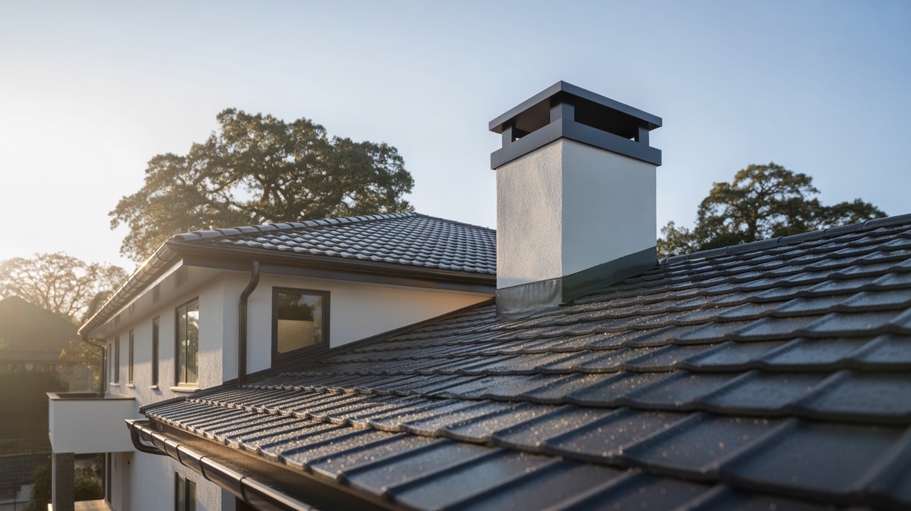 lagga bandtackt plat dubbelfalsat plattak