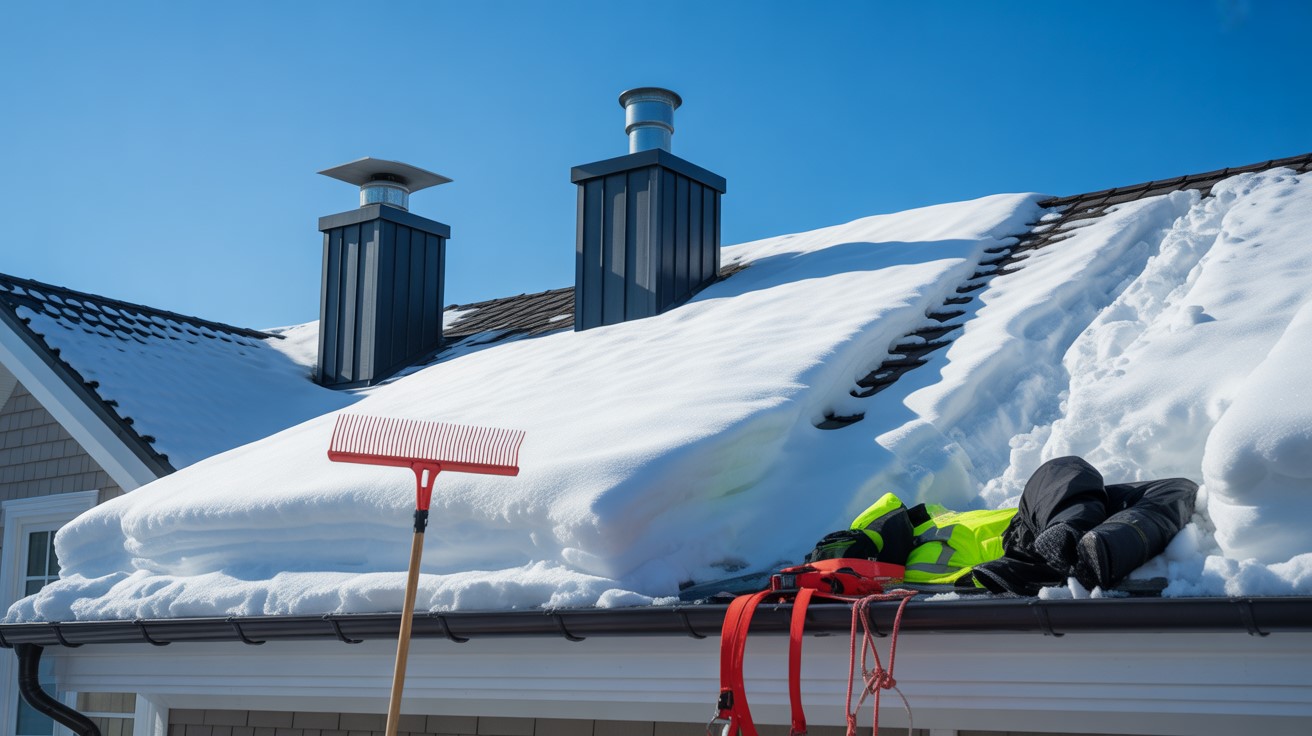takskottning snorojning tak