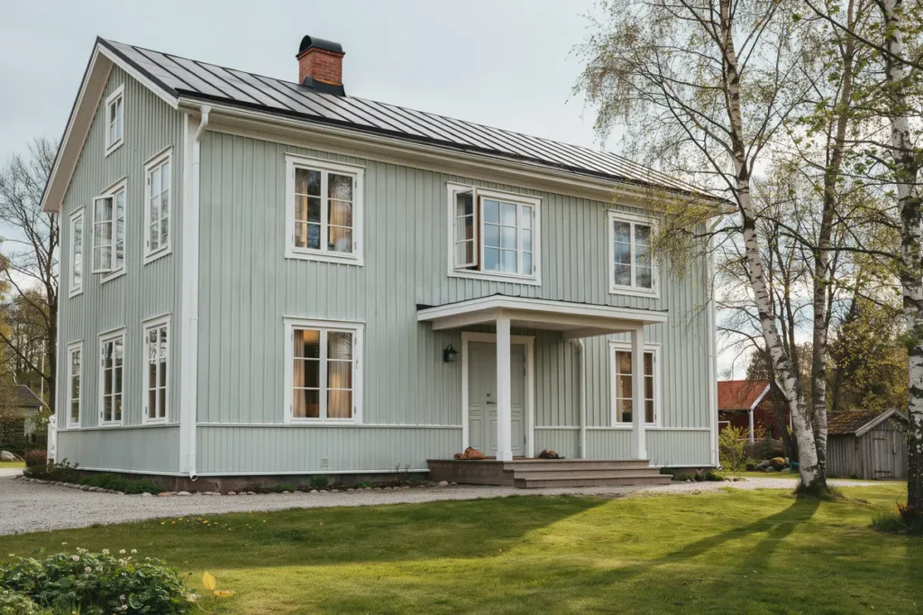 omm lning och panelbyte av tr fasad p villa i v sterljung trosa